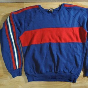 Vintage Runner Up Color Block Crewneck Sweatshirt